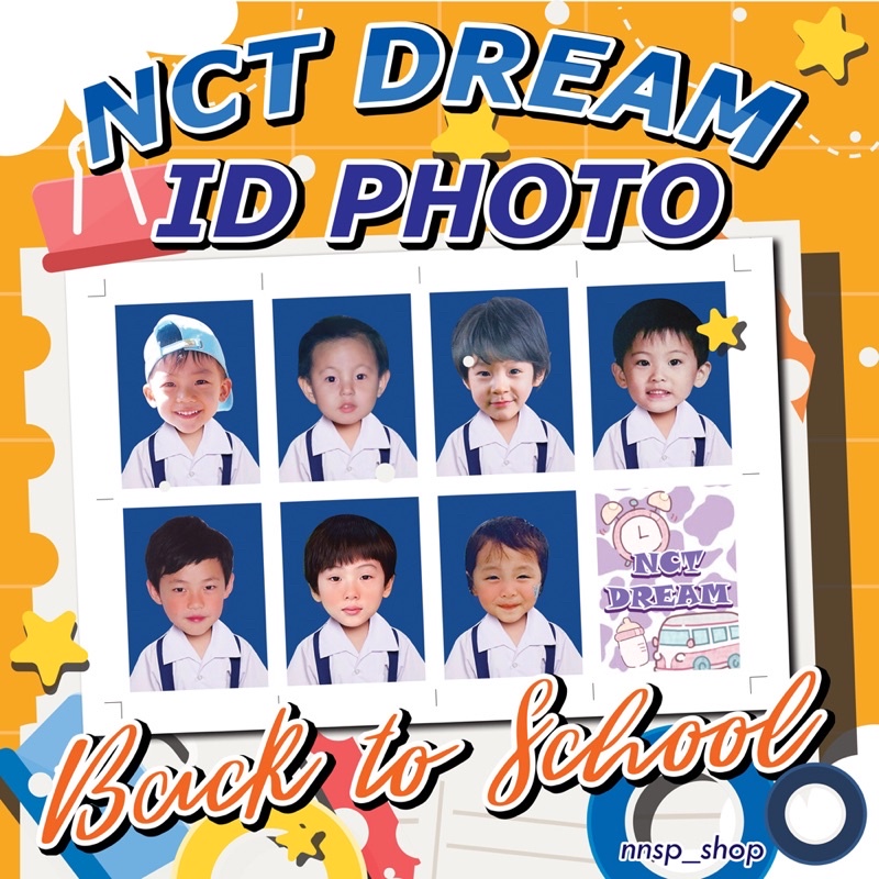 🎨 id photo 🎨 Back to school nct dream ครบเมมเบอร์ 7 คน