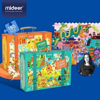 ​Mideer มิเดียร์ World Travel Puzzle จิ๊กซอว์การเดินทางทั่วโลก
