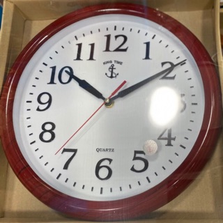 นาฬิกาแขวนตราสมอ ⚓️(king time) เบอร์ 012 ขนาด 11 นิ้ว พร้อมแ…