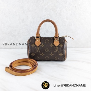 กระเป๋ามือ2ของแท้100% U​S​E​D L​ouis Vuitton Speedy Mini Canvas monogram