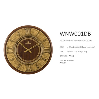 นาฬิกาแขวนdolgini wnw001db