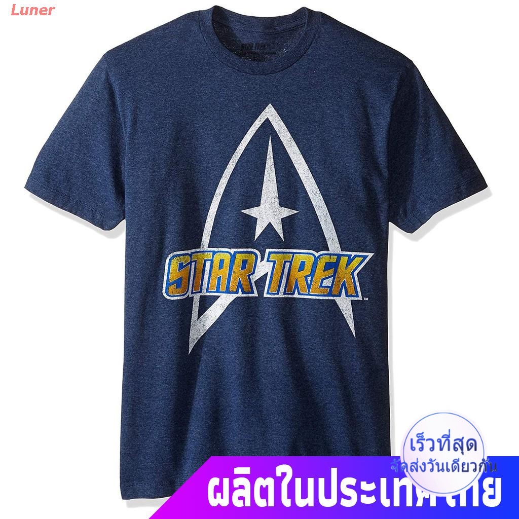 Luner สตาร์เทรคเสื้อยืดกีฬา เสื้อยืดคอก ลมแขนสั้น Star Trek Star Trek Popular T-shirts