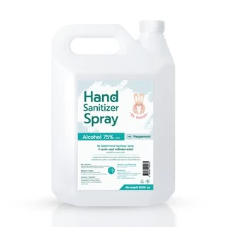 ซื้อใหญ่คุ้มกว่า!! แอลกอฮอล์สเปรย์ 75% ขนาด 5000 ml / กลิ่น เปปเปอร์ มินต์ / Food Grade