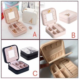 🔶พร้อมส่ง🔶 กล่องใส่เครื่องประดับ กล่อง แบบพกพา Jewelry Box Accessory Box