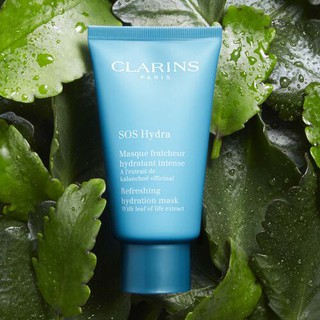 *แท้*Clarins SOS Hydra Refreshing Hydration Mask มาส์กหน้าชุ่มชื้น 75ml ฉลากไทย