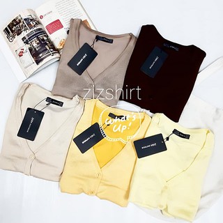 ❤ พร้อมส่ง ❤ เสื้อคลุมคาร์ดิแกน Cadigan ZARA เสื้อคลุมไหมพรม สีพื้นพาสเทล มินิมอล