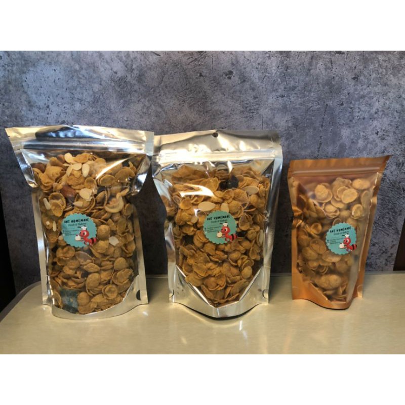 Corn flakes caramel mix nut Shopee Thailand
