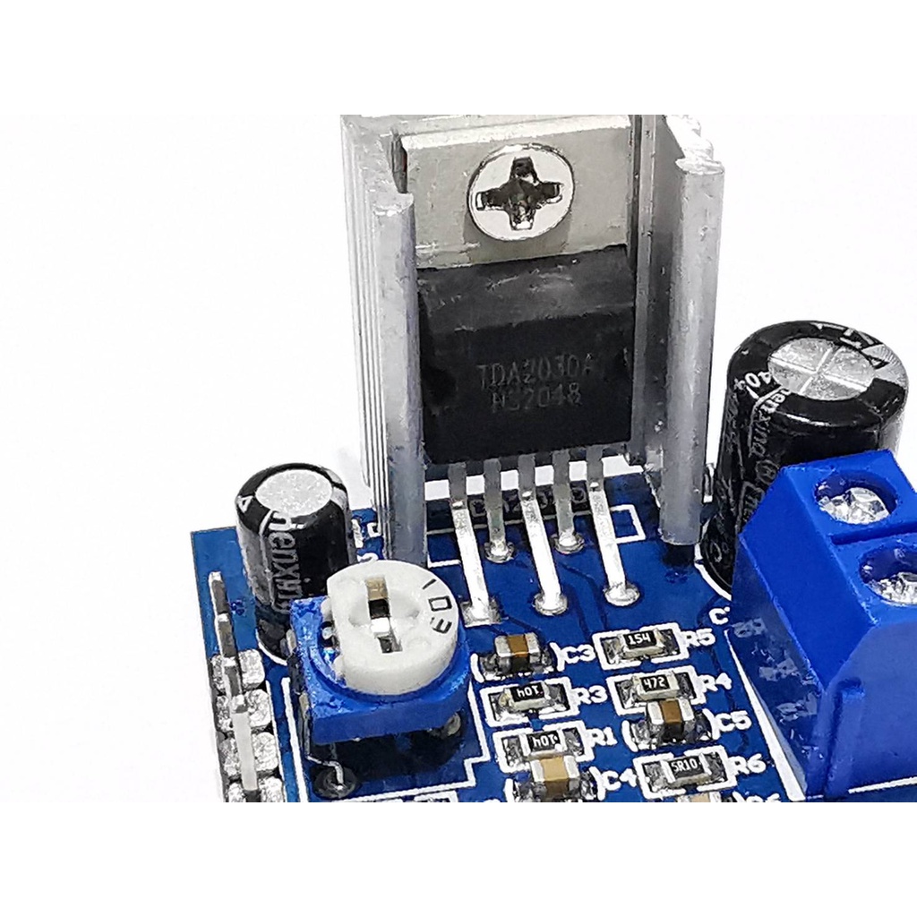 บอร์ดขยายเสียงโมโนจิ๋ว 18W. TDA2030A Supply 6-12Volt DC รูปที่ 3