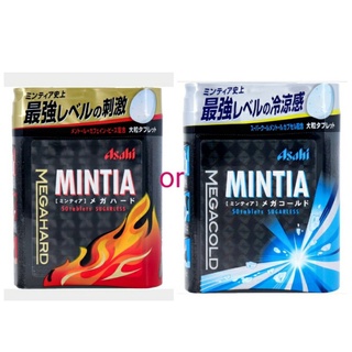 Asahi Mintia mega hard or mega cold/ sugarless ไม่มีน้ำตาล  เม็ดใหญ่สะใจ