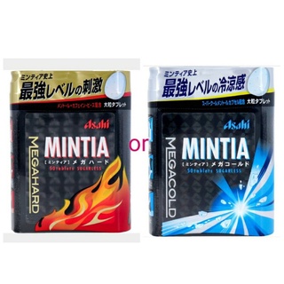 Asahi Mintia mega hard or mega cold/ sugarless ไม่มีน้ำตาล  เม็ดใหญ่สะใจ