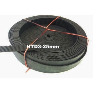 HTD3-25mm สายพาน Open PU Timing Belt ราคาต่อ 1 เมตร