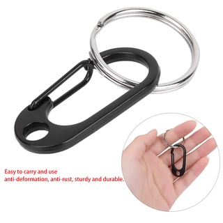 Carabiners พวงกุญแจหัวเข็มขัดโลหะผสมสังกะสีคุณภาพดี 5 ชิ้น *คลังสินค้าใส*