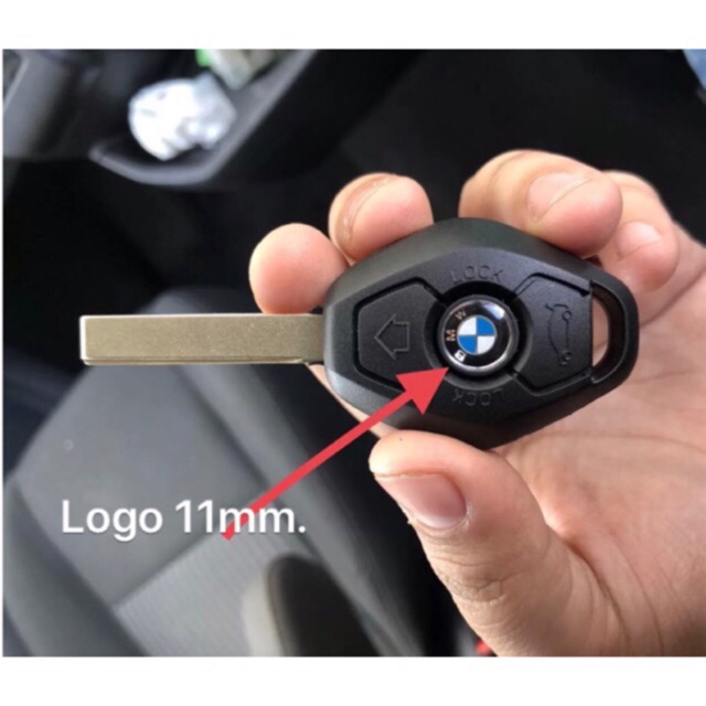 (พร้อมส่ง) 11mm. BMW logo สติ๊กเกอร์ โลโก้ BMW สำหรับติดกุญแจ E39 E46 E53 E60 E63 E64 E83 E85 X3 X5 