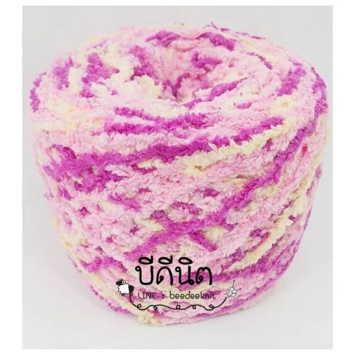 ไหมขนแกะ สีเหลือบ (ม้วนละ 100กรัม (+/-5g) ไหมนุ่ม รูปที่ 5