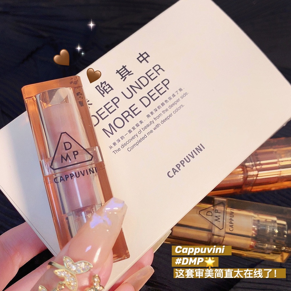 พร้อมส่งจากไทย DMP CAPPUVINI ลิปสติกเนื้อแมทเนียนสวย ขนาด 3.5 g. สีน่ารักๆ อินที่สุด เนื้อแมทเนียนสวย - รูปที่ 2