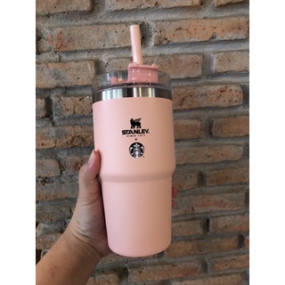 starbucks stanley 20 oz pink peach