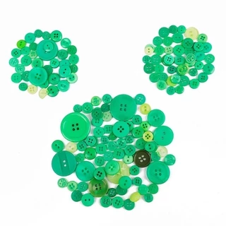 17 Colors Mix Size Resin Plastic Button Colorful Sewing Buttons Crafts DIY Handmade Scrapbooking Material Accessories
