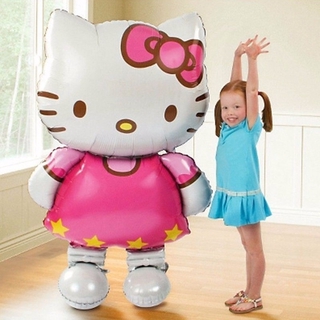 ลูกโป่งฟอยล์ ลาย Hello Kitty ขนาดใหญ่ 117 ซม. สําหรับตกแต่งปาร์ตี้วันเกิด