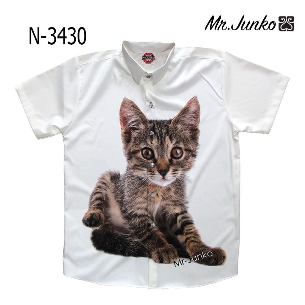 ส่งฟรี เชิ้ตแขนสั้น งานต่อลาย Mr-Junko ผ้านิ่มใส่สบายไ่ร้อน ราคาคุ้มค่าที่สุด N-3430