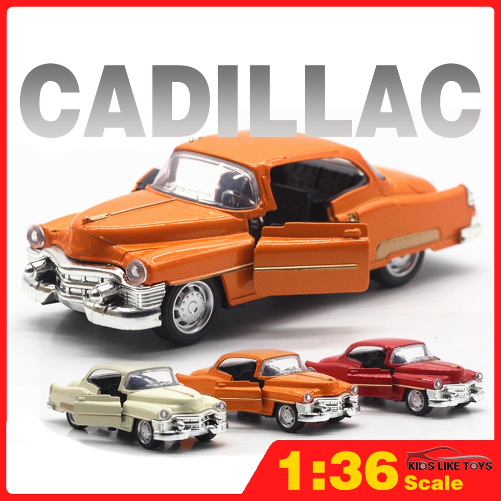 KLT 1:36 Cadillac รถคลาสสิกรุ่นรถDiecastของเล่นเด็กผู้ชายToyskidsของเล่น