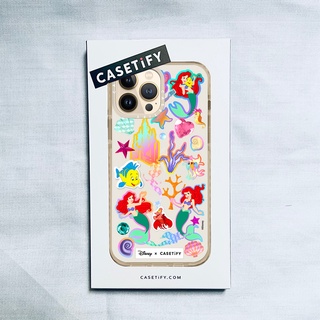 Casetify X Disney Princess Ariel Beige เคสนิ่ม IPhone 14 13 12 11 Pro MAX Mini XS MAX XR X SE 6 6S 7 8 Plus