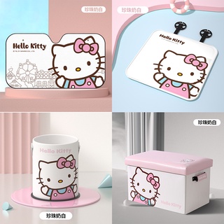 Hello Kitty Practical Car Interior Decoration Interior Pearl Milk White Car Decoration Car Car Accessories Car Accessories