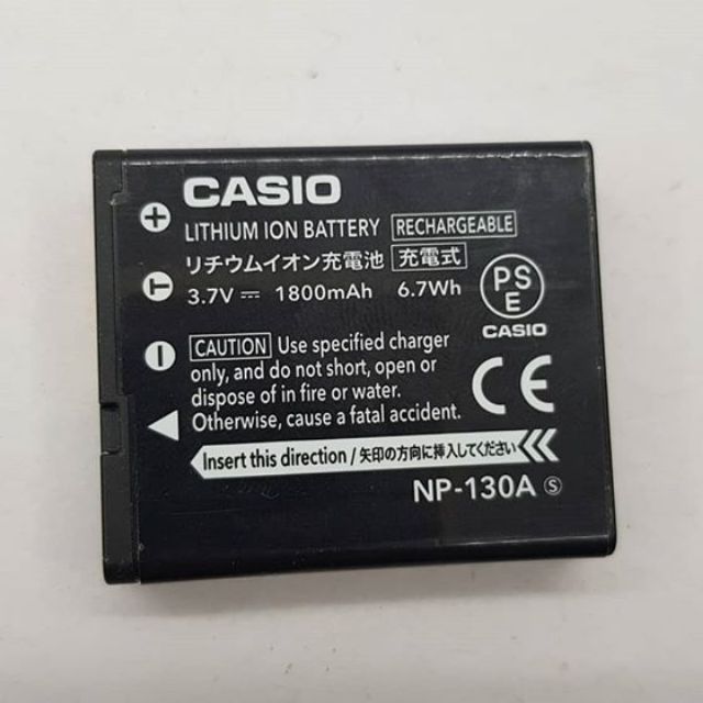 แบตกล้อง casio NP-130A รุ่นที่รองรับ zr1100,zr1500,zr2000,zr2100,zr3500,zr3600,zr5000