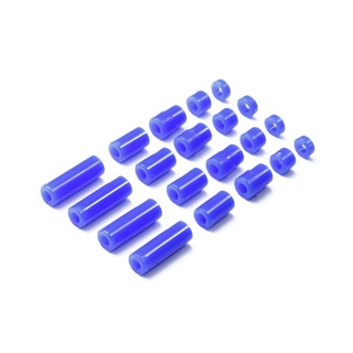 TAMIYA 95368 Lightweight Plastic Spacer Set (12/6.7/6/3/1.5mm) (Blue)