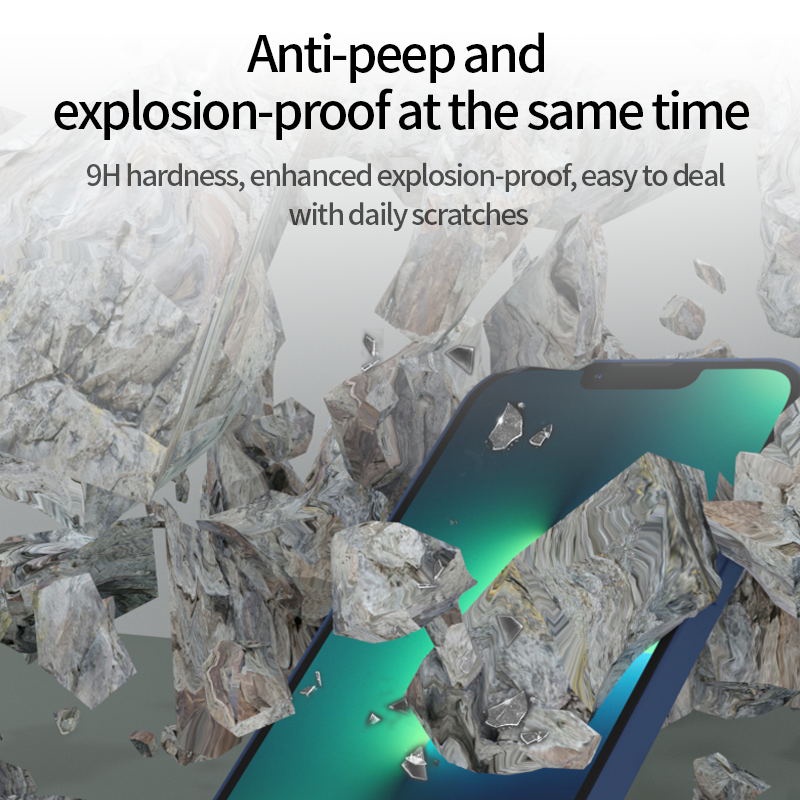 PRIVACYฟิล์มกระจกกันส่อง สำหรับIPHONE 13PROMAX 13 12PROMAX 12 11PROMAX 11 X 6/7/8P 6/7/8G ฟิล์มกระจกเต็มจอ JDO FILM - รูปที่ 4