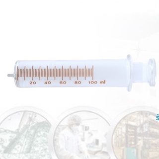 100 ml.[‼️รับประกันของแท้จากโรงงาน 💯%]หลอดฉีดยาแก้ว  ( Glass Syringe )