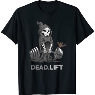 เสื้อยืดผ้าฝ้ายพรีเมี่ยม เสื้อยืด พิมพ์ลาย deadlift deadlift สําหรับผู้ใหญ่ ใส่เล่นกล้าม เพาะกาย