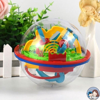 【ราคาถูก】 บอลฝึกสมาธิ 100 ด่าน 2 ขนาด Magical intellect ball / maze ball Exquisite 3D Puzzle Funny Maze Ball