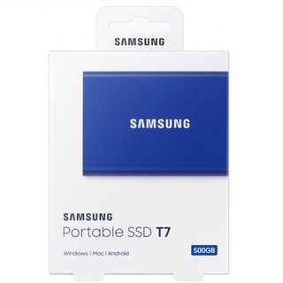 Samsung 500GB T7 Portable SSD USB3.2 (Blue)