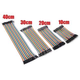 สายจัมป์เปอร์ 10cm 20cm 30cm ขนาด40pin ผู้เมีย ผู้ผู้ เมียเมีย สายแพ สีรุ่ง