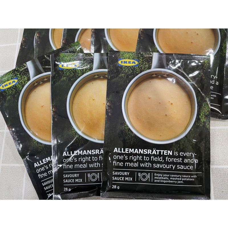Ikea สูตรเด็ด!!จากโรงอาหารอิเกีย Savoury Sauce mix ซอสผงสำหรับมีทบอล 28 กรัม