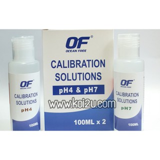 น้ำยาคาริเบท OF CALIBRATION SOLUTIONS pH4 &amp; pH7