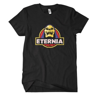 เสื้อยืดโอเวอร์ไซส์เสื้อยืด พิมพ์ลาย Eternia Park GrayskullS-3XL