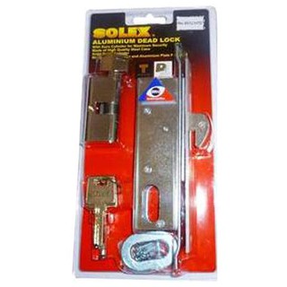 ที่จับประตู กุญแจบานเลื่อน SOLEX 4512HTE สีสเตนเลส