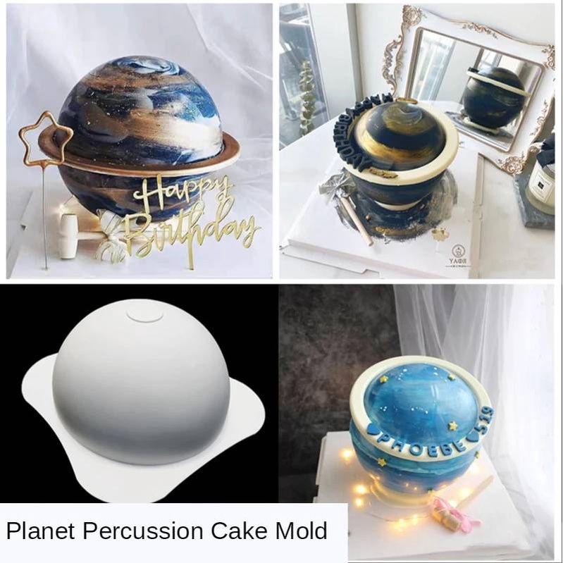 พิมพ์ซิลิโคนมูส พิมพ์ซิลิโคนช็อคโกแลต ทรงกลม 3Dขนาด 18 cm.(7นิ้ว) - รูปที่ 5