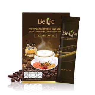 Belife Coffee บีไลฟ์ คอฟฟี่ กาแฟ ถั่งเช่า (10ซอง)