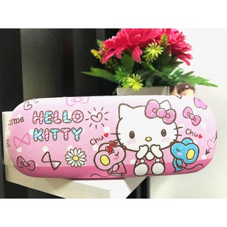 KITTY PINK  กล่องแว่นตา ลายการ์ตูน น่ารัก  KITTY กล่องแว่น  คิตตี้  ชมพู  (Glasses case) น่ารัก น่าใช้งาน by MANOPNEST