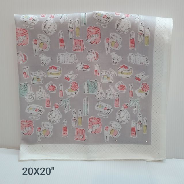 ผ้าเช็ดหน้าแบรนด์  Jill Stuart