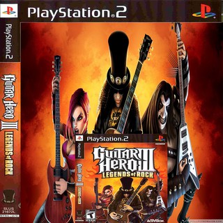 แผ่นเกมส์ PS2 (คุณภาพ) (ส่งไว) Guitar Hero III - Legends of Rock (USA)