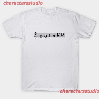 charactersstudio New เสื้อยืดผ้าฝ้าย Name Roland สําหรับผู้ชาย sale