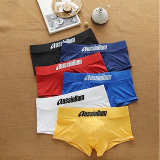 กางเกงในชาย AussieBum ของแท้ 100% กางเกงในคุณภาพเกรด A สินค้ามีหลายสีให้เลือก (แบบ AussieBum ทรง Trunk มีตราตรงกลาง)