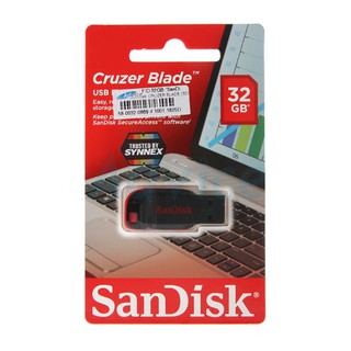 32GB "SanDisk" CRUZER BLADE (SDCZ50) สินค้ารับประกัน 5 ปี