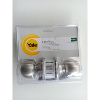 ลูกบิด Yale สเตนเลส 5127 ห้องน้ำ