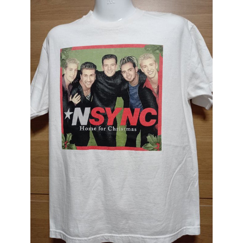 เสื้อยืดมือสอง nsync size M รอบอก 38 ความยาว 26