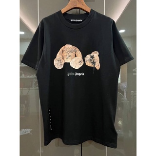 PALM ANGELS MIT TEDDY-PRINT STAR EYE KILL THE BEAR COTTON T-SHIRT เสื้อยืดคอกลมแขนสั้น ปาล์มแองเจิล หมีเทดดี้ หัวขาด ดาว