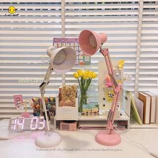 [พร้อมส่ง]โคมไฟตั้งโต๊ะ โคมไฟเปลี่ยนแสงได้ ปรับระดับความสว่างได้ Desk Lamp โคมไฟอ่านหนังสือ Table Reading Lamp โคมไฟหนีบ